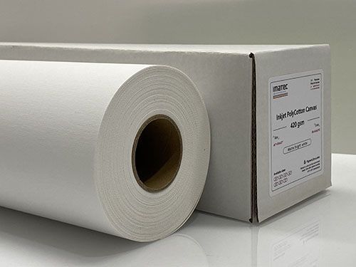 Aqueous Poly-Cotton Blend Canvas